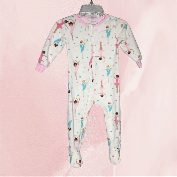 Absorba Fleece Footsie Pajamas, Sleeper, Size 2T - Picture 1 of 4